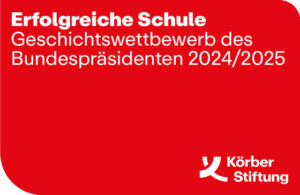 Logo Erfolgreiche Schule Geschichtswettbewerb des Bundespräsidenten 2024/2025